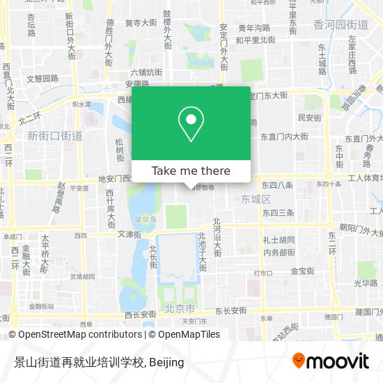 景山街道再就业培训学校 map