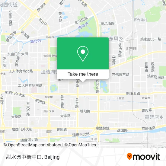 甜水园中街中口 map