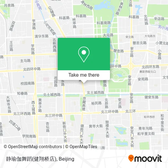 静瑜伽舞蹈(健翔桥店) map