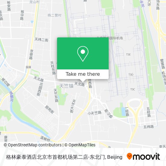 格林豪泰酒店北京市首都机场第二店-东北门 map