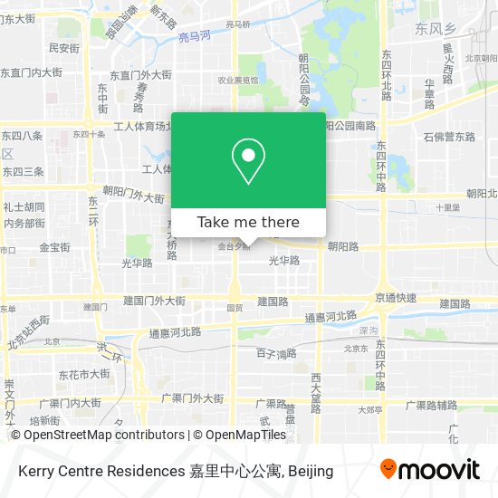 Kerry Centre Residences 嘉里中心公寓 map