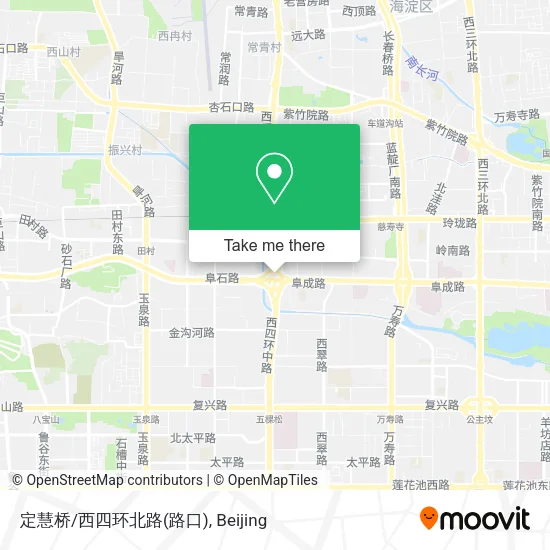 定慧桥/西四环北路(路口) map