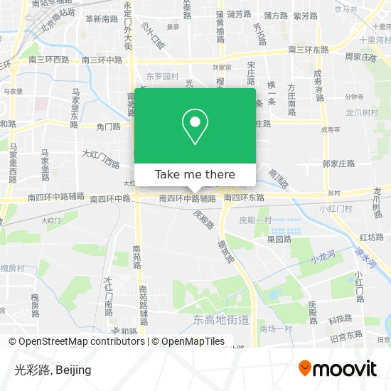 光彩路 map