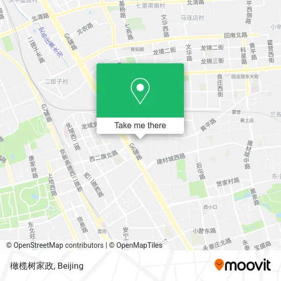 橄榄树家政 map