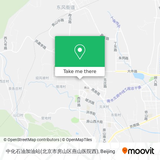 中化石油加油站(北京市房山区燕山医院西) map