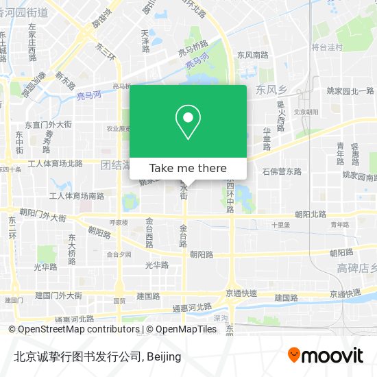 北京诚挚行图书发行公司 map