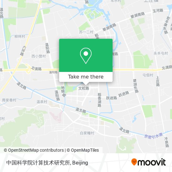 中国科学院计算技术研究所 map