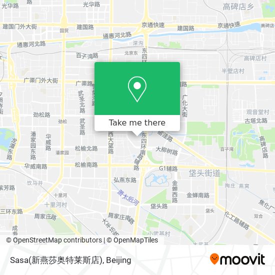 Sasa(新燕莎奥特莱斯店) map