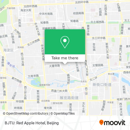 BJTU: Red Apple Hotel map