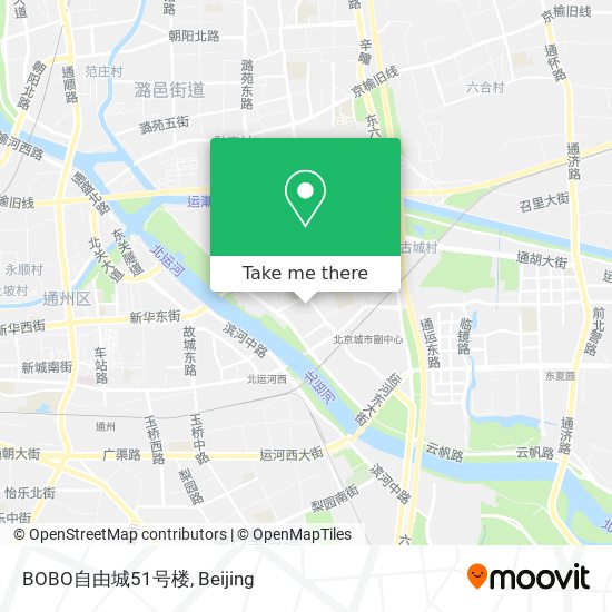 BOBO自由城51号楼 map