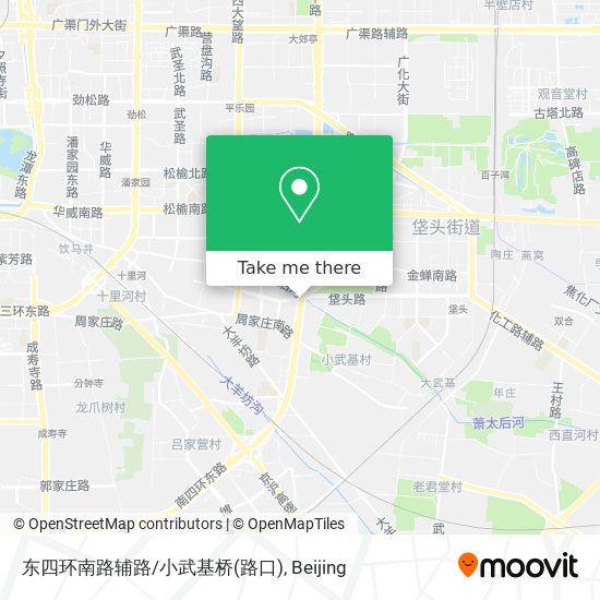 东四环南路辅路/小武基桥(路口) map