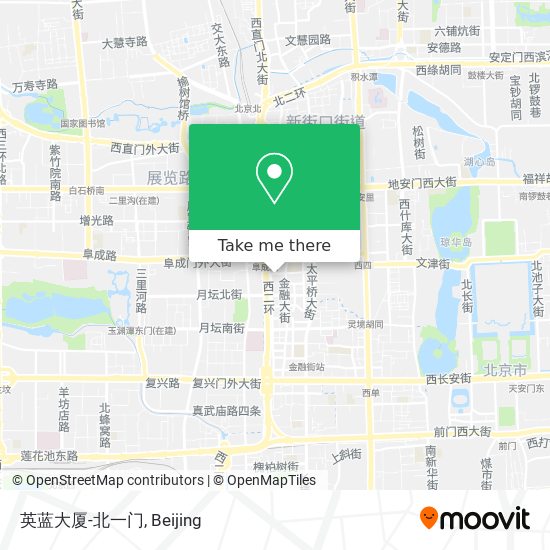 英蓝大厦-北一门 map
