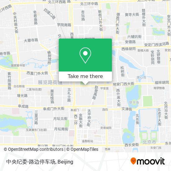 中央纪委-路边停车场 map