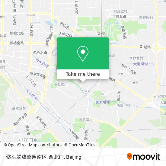垡头翠成馨园南区-西北门 map