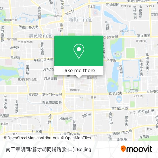 南干章胡同/辟才胡同辅路(路口) map