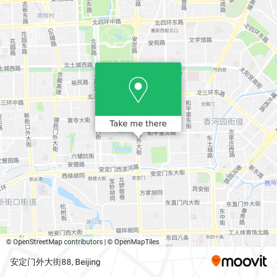 安定门外大街88 map