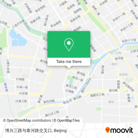 博兴三路与泰河路交叉口 map