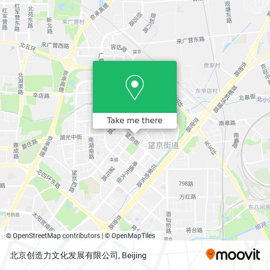北京创造力文化发展有限公司 map