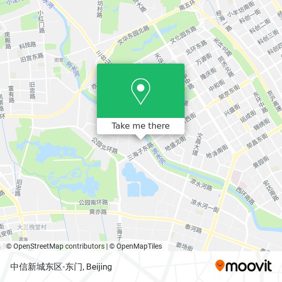 中信新城东区-东门 map
