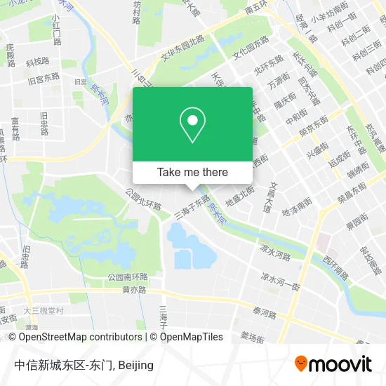 中信新城东区-东门 map