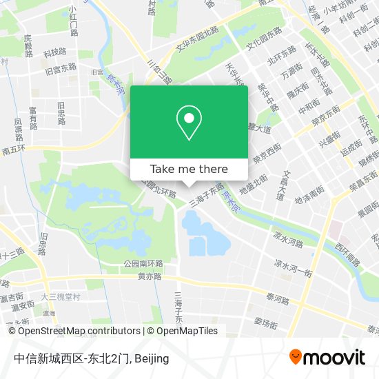 中信新城西区-东北2门 map