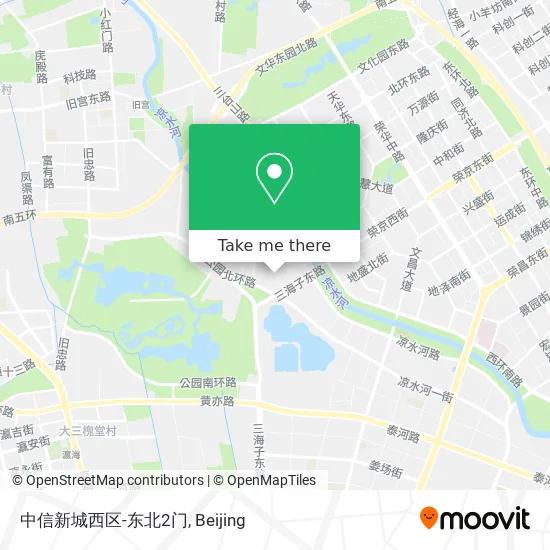 中信新城西区-东北2门 map