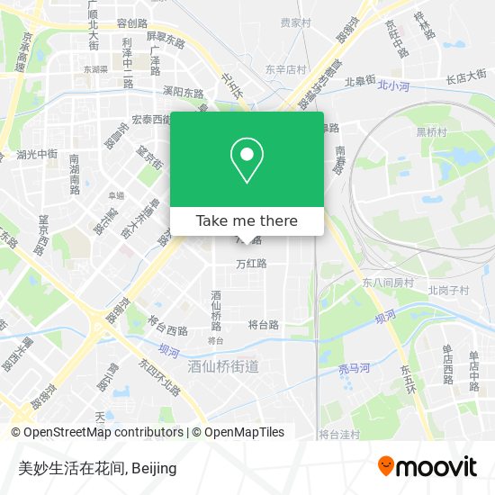 美妙生活在花间 map