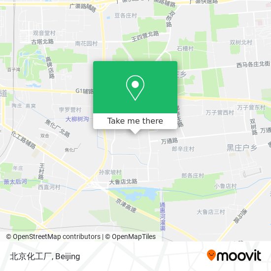 北京化工厂 map