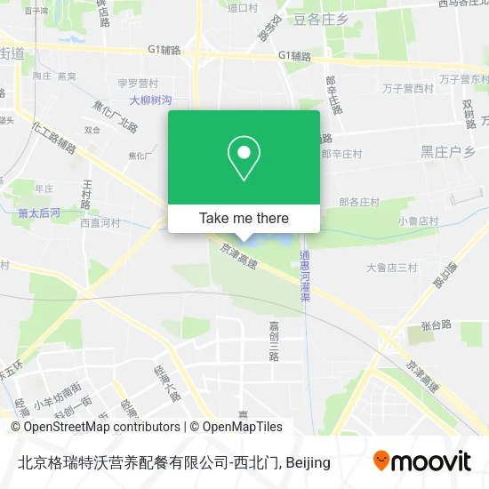 北京格瑞特沃营养配餐有限公司-西北门 map