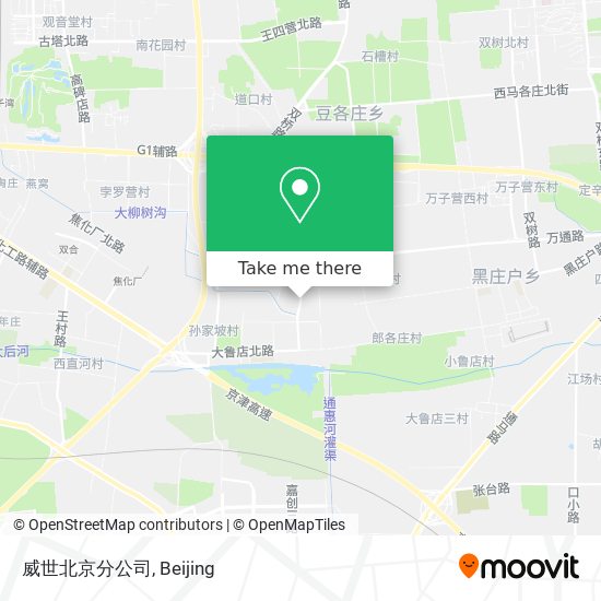 威世北京分公司 map