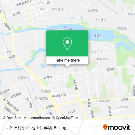 豆各庄村小区-地上停车场 map