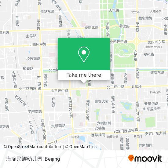 海淀民族幼儿园 map