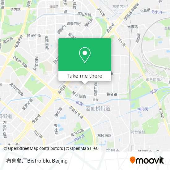 布鲁餐厅Bistro blu map