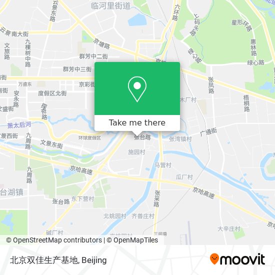 北京双佳生产基地 map