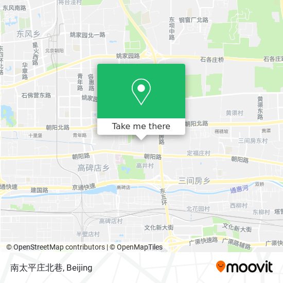 南太平庄北巷 map