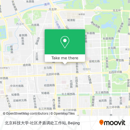 北京科技大学-社区矛盾调处工作站 map