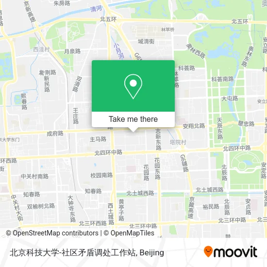 北京科技大学-社区矛盾调处工作站 map
