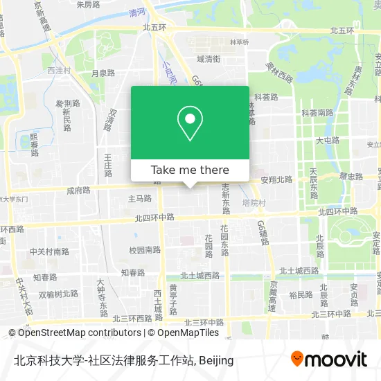 北京科技大学-社区法律服务工作站 map