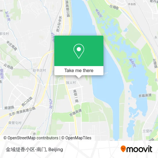 金域缇香小区-南门 map