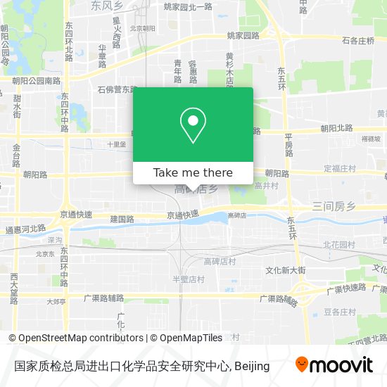 国家质检总局进出口化学品安全研究中心 map