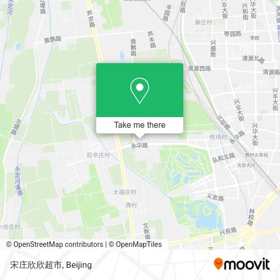 宋庄欣欣超市 map