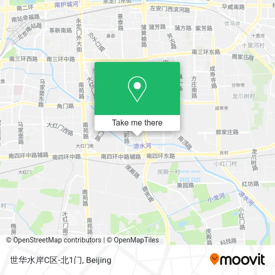 世华水岸C区-北1门 map