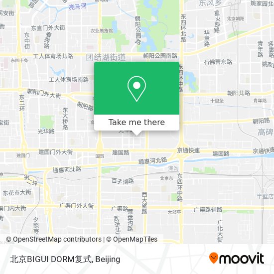 北京BIGUI DORM复式 map