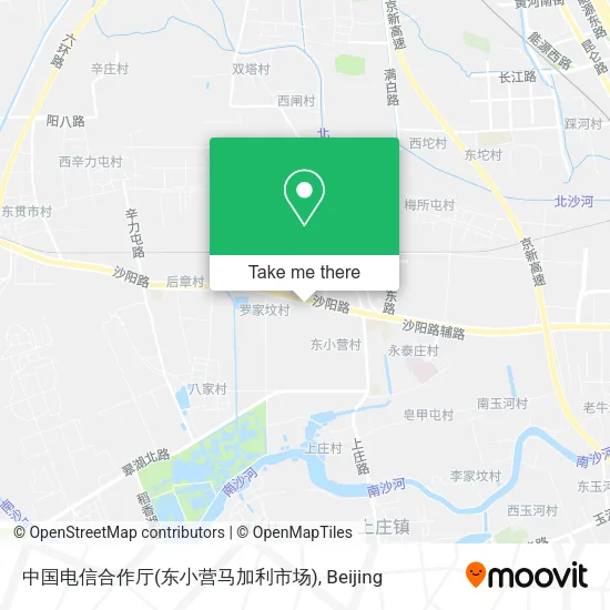 中国电信合作厅(东小营马加利市场) map