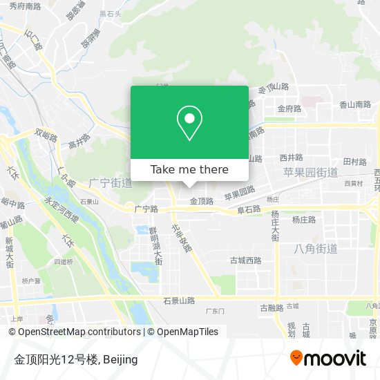 金顶阳光12号楼 map