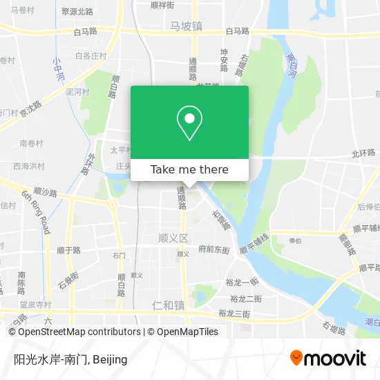 阳光水岸-南门 map