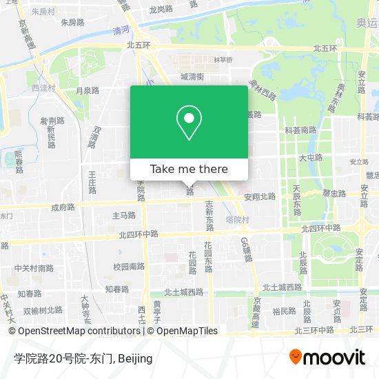 学院路20号院-东门 map