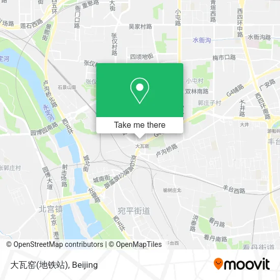 大瓦窑(地铁站) map