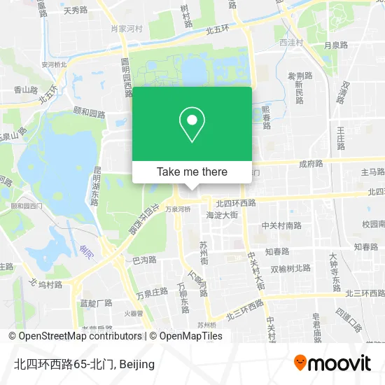 北四环西路65-北门 map