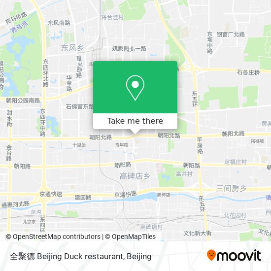 全聚德 Beijing Duck restaurant map